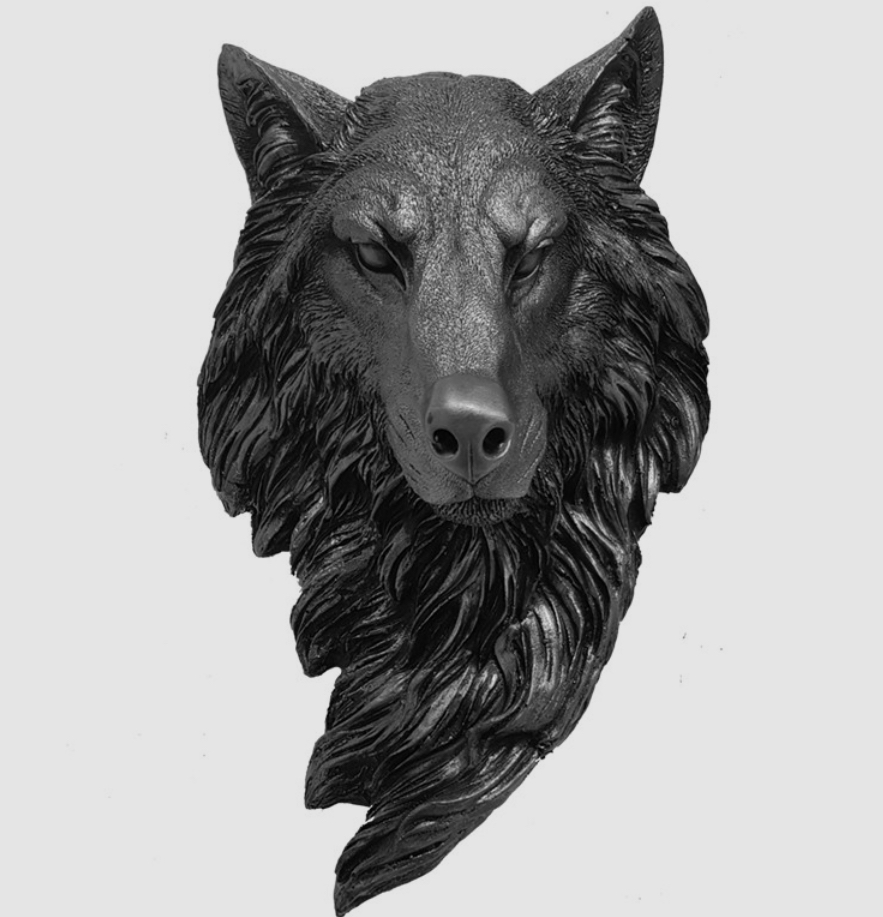 دیوارکوب سر گرگ